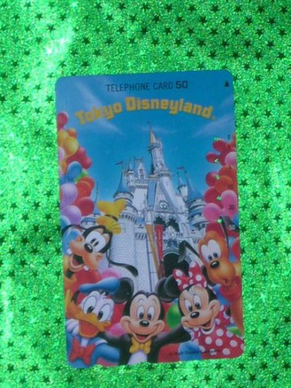 Tokyo disney phonecard
