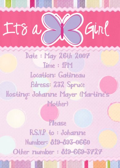 Baby Shower Invataions