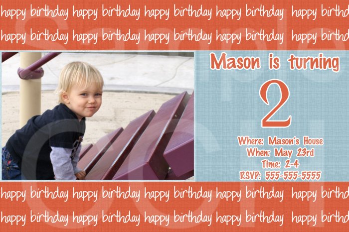 Personalized Birthday Party Invitations