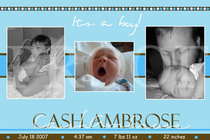 Personalized Birth Announcements Invitations