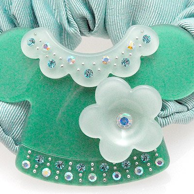Green Floral Blouse Hairband