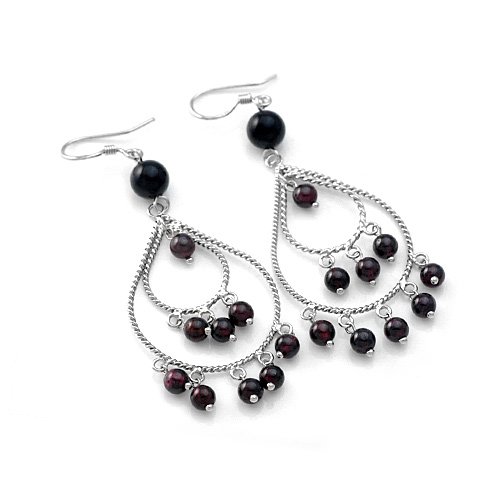 Classic Garnet Earrings