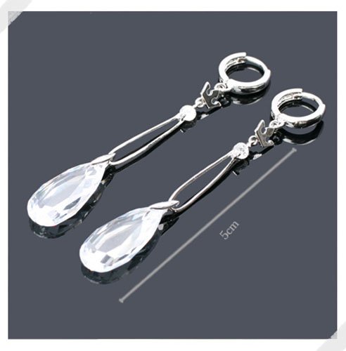 Crown Clear Crystal Earrings