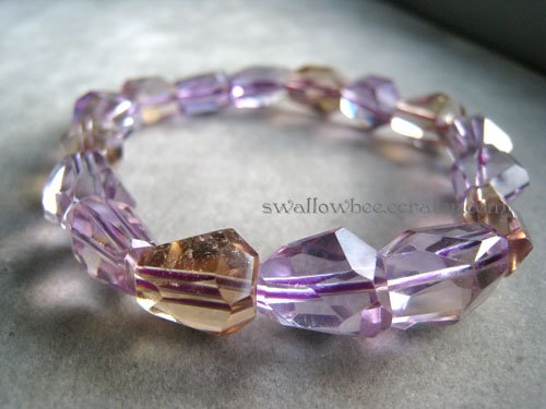 0.3 Inch Free Form Ametrine Bracelet