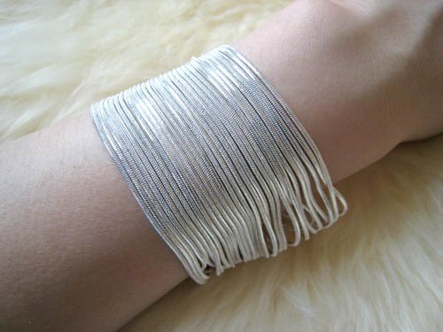 Silver Metallic Bracelet