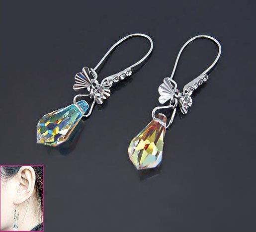 Enchanting Butterfly Swarovski Crystal Earrings