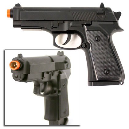 Metal Alloy Beretta Type Airsoft Pistol