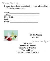 100 Fold Over Business Cards - Pick Up