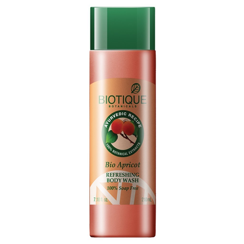 Biotique Bio Apricot Refreshing Body Wash, 190ml.