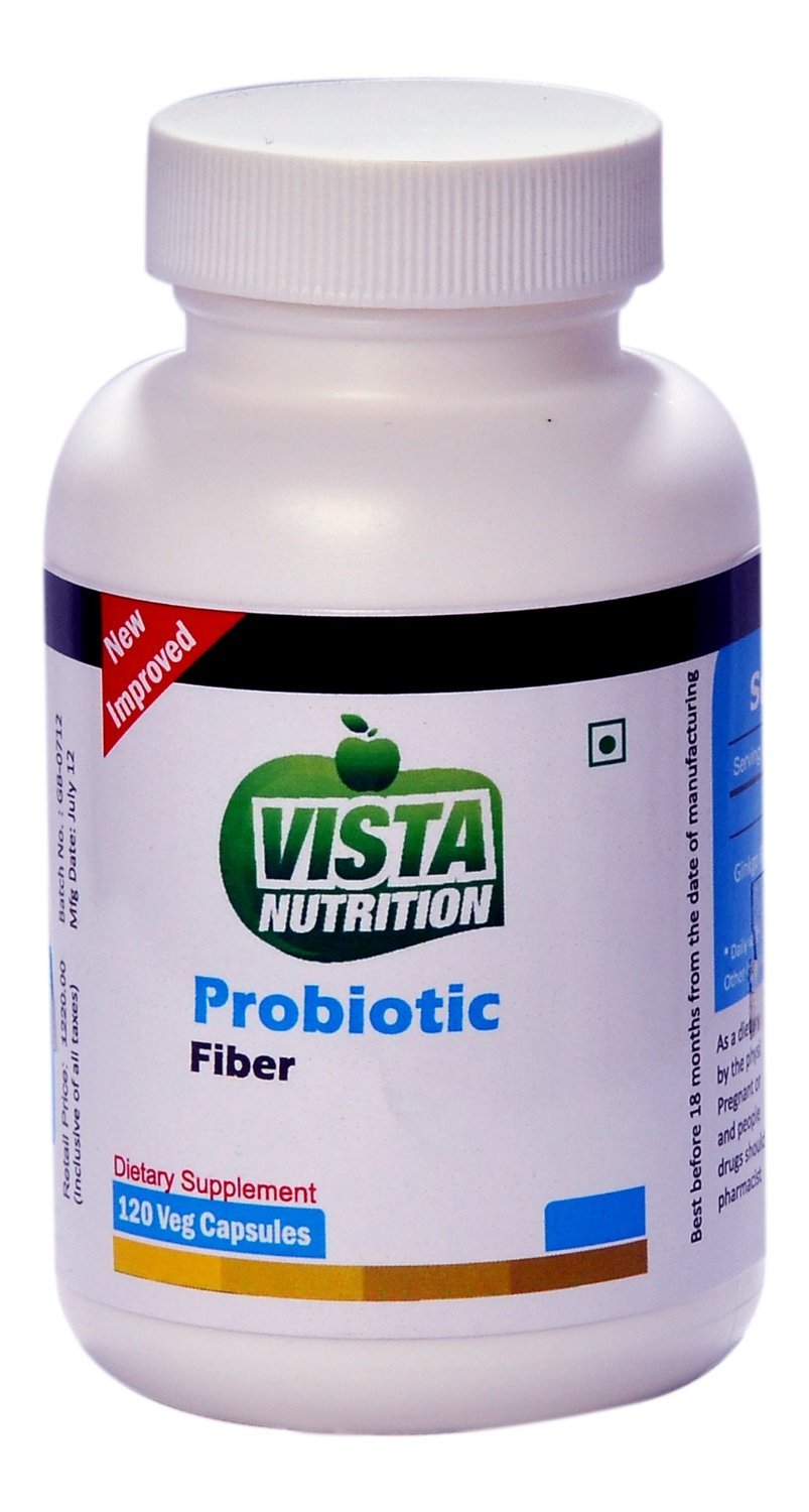 Vista Nutritions Probiotic Fiber 120 Capsules