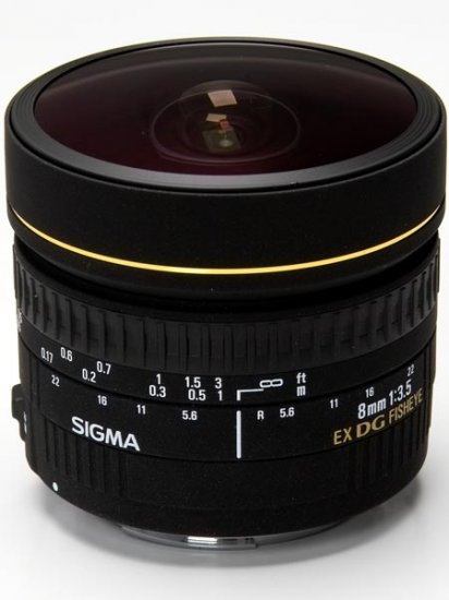 Sigma 8mm F3.5 EX DG Circular Fisheye