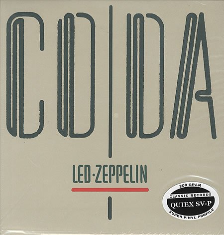 Led Zeppelin, Coda, 200 Gram 33rpm Sealed Vinyl LP (out of print)