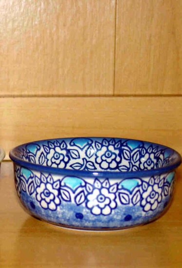 Polish Pottery Bowl Condiment Lu Boleslawiec Poland