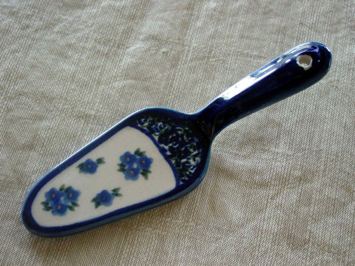 Polish Pottery Dessert Server Sydney Zaklady Ceramiczne Boleslawiec Poland