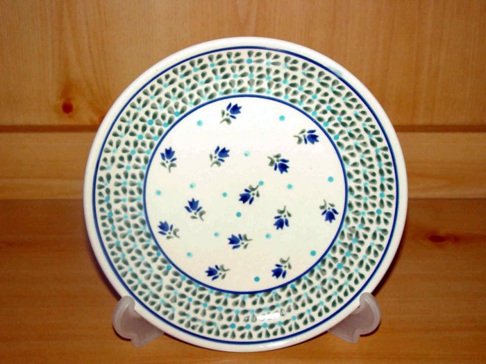 Polish Pottery Dessert Plate Morning Delight Zaklady Ceramiczne Boleslawiec