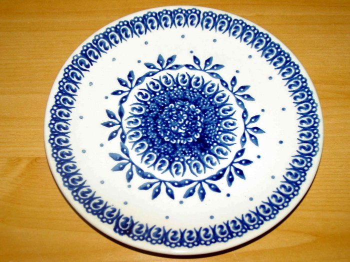 Polish Pottery Dessert Plate Polish Lace Boleslawiec Poland