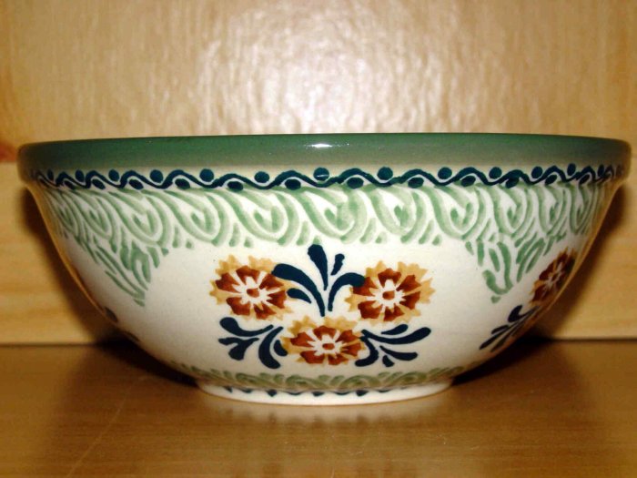 Polish Pottery Bowl Unikat Provence Boleslawiec Poland
