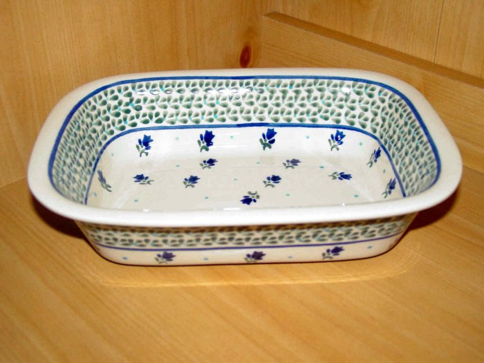 Polish Pottery Loaf Baker Zaklady Ceramiczne Boleslawiec Poland