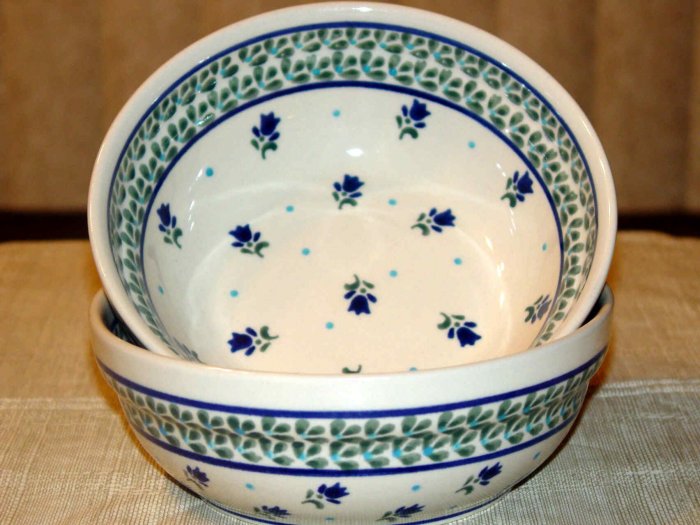 Polish Pottery Bowl Morning Deight Gat 1 Zaklady Ceramiczne Boleslawiec
