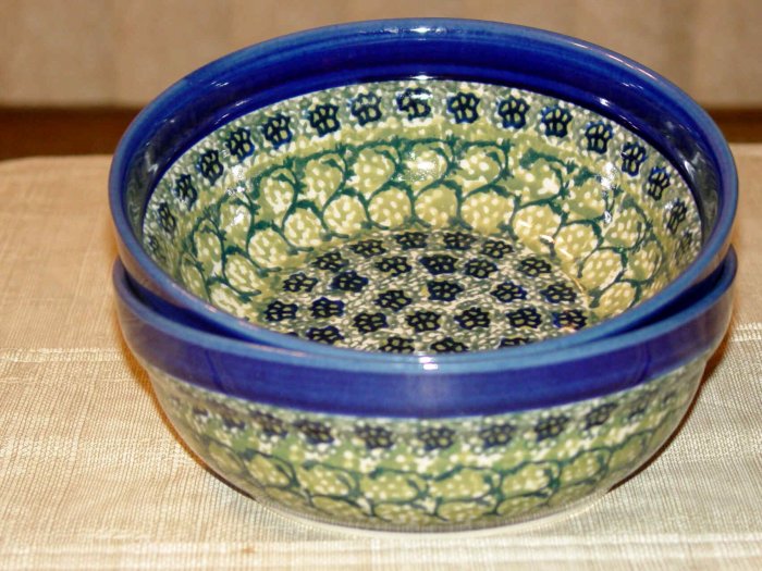 Polish Pottery Bowl Shannon Unikat Zaklady Ceramiczne Boleslawiec