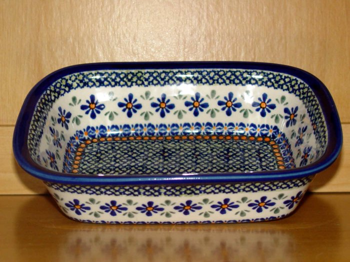 Polish Pottery Loaf Baker New Hope Unikat Zaklady Ceramiczne Boleslawiec Poland