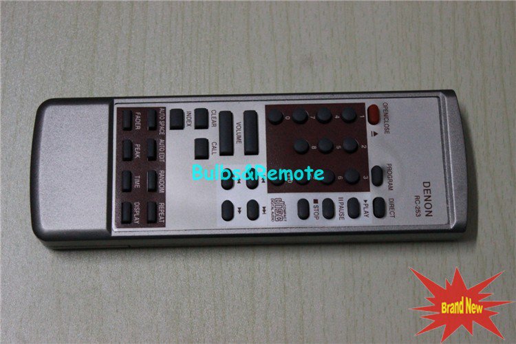 For DENON RC-253 Audio CD AUDIO DVD REMOTE CONTROL