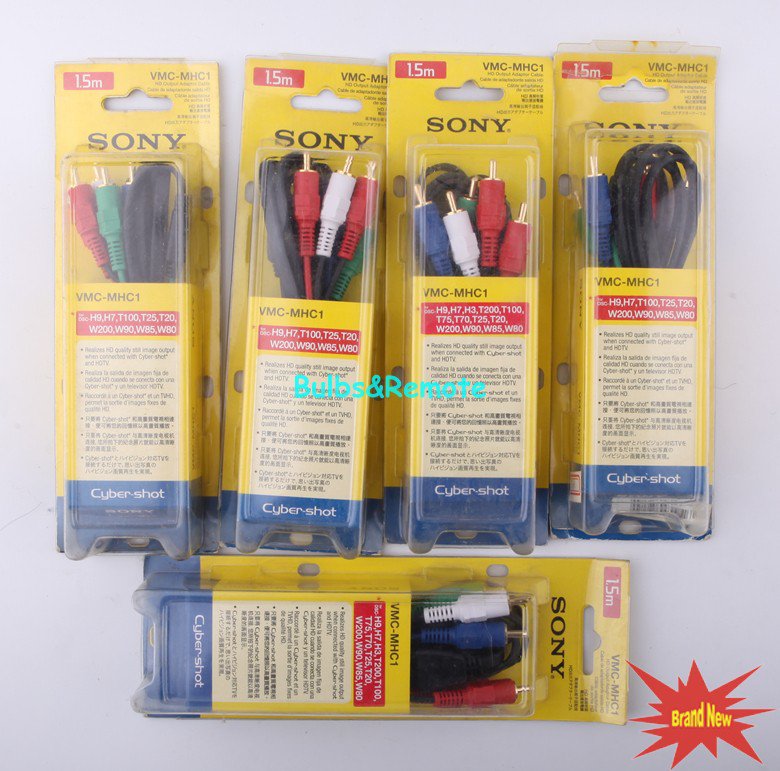 VMC-MHC1 HD Output Adapter Cable for Sony DSC-W80 H3 H7 H9 T200 T100