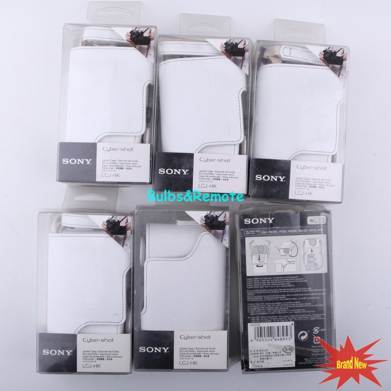 LCJ-HK W White Jacket case for SONY DSC-HX7 DSC-H9 DSC-H90 DSC-HX10 DSC-HX20 Video Digital cameras