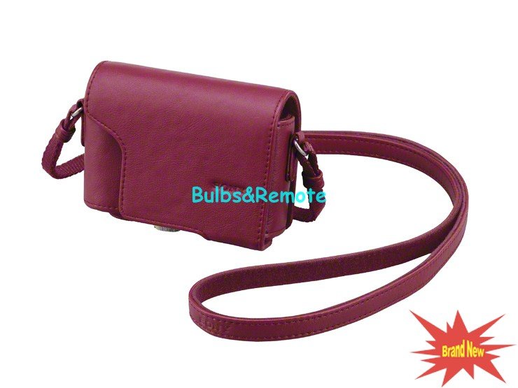 Genuine for Sony LCJ-HK Red Jacket case Bag for DSC-HX7 DSC-H9 DSC-H90 DSC-HX10 DSC-HX20