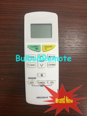 For Daikin ARC470AA16 ARC470A11 ARC469A5 ARC455A1 Air Conditioner Remote Control