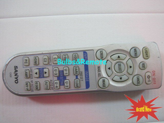 Remote Control For Sanyo CXSF PLV-Z3 PLVZ3 LCD Projector