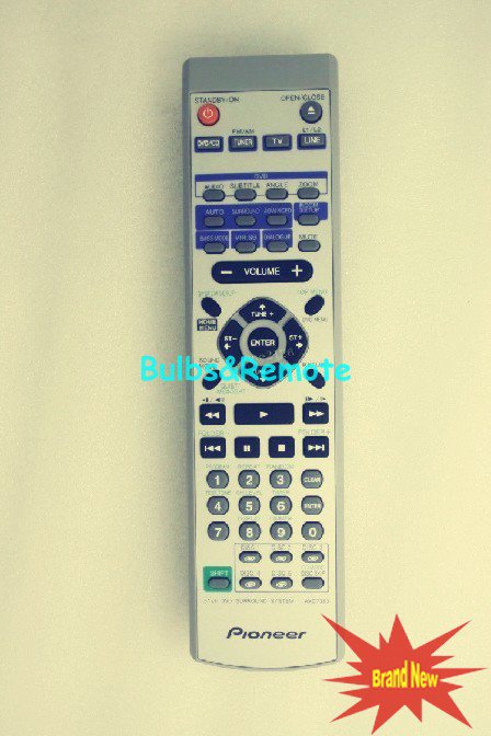 For Pioneer XVHTD7/DPWXJ/RD AXD7354 XV-HTD630 XVHTD7/DTXJN/RC DVD SURROUND SYSTEM Remote Control