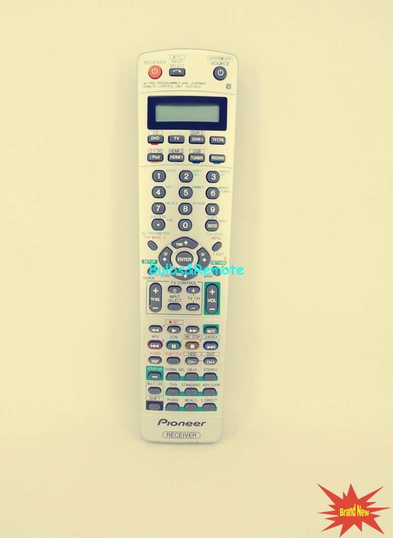 For Pioneer VSX91TXH AXD7455 VSX-72TXV VSX-91TXH VSX-74TXVi AV Player Receiver Remote Control