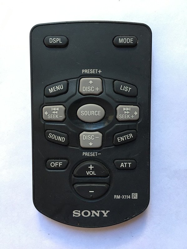 For Sony RM-X114 CDX-CA650X CDX-L600X CDX-CA750 CD Receiver Remote Control