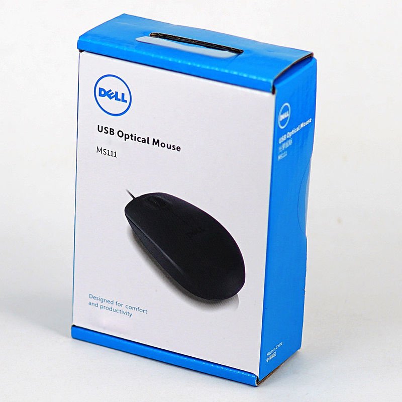 Genuine For Dell MS111-P Black Optical USB Mouse w/Scroll Wheel 9RRC7 356WK 11D3V 5Y2RG