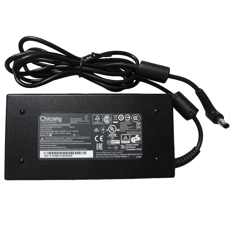 For Genuine Chicony 120W 19.5V A12-120P1A MSI GS70 2OD-001US AC Adapter Power Supply