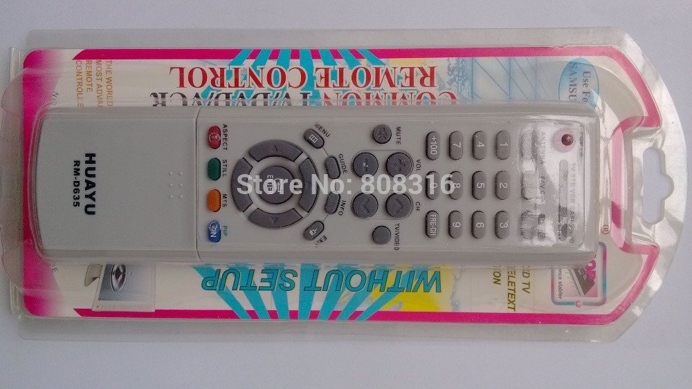 FOR SAMSUNG RM-D635 LCD / LED / TV / VCR / DVD REMOTE CONTROL