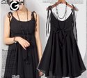 Cute empire Dress BLACK
