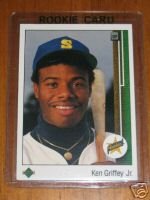 1989 upper deck ken griffey junior rookie card excellent condition