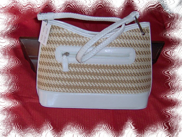ladies straw handbag