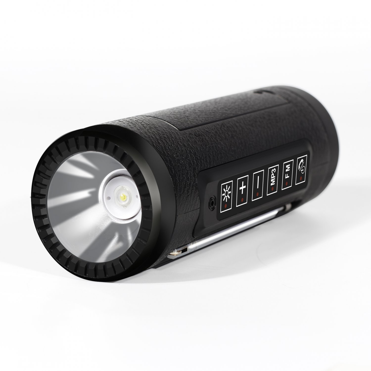 Bluetooth speakerphone Power Bank LED Switch Flashlight Bike light Torch FM Radio TF Card Reader