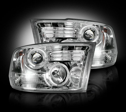 Part # 264270CL - Dodge Ram Projector Headlights 09-12 1500 & 10-12 2500/3500