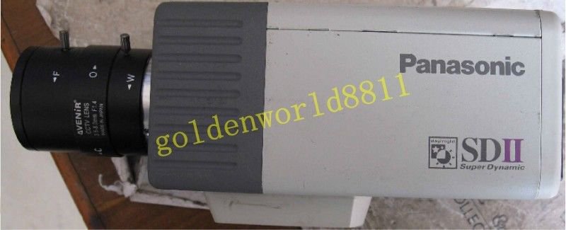 Panasonic surveillance camera WV-GP470 220V good in condition for industry use