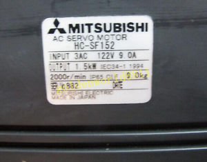 Mitshubishi servo motor HC-SF152 good in condition for industry use