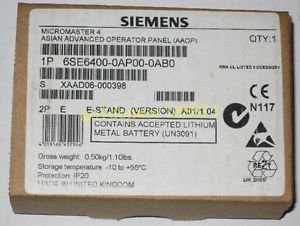 NEW SIEMENS Inverter AAOP control panel 6SE6400-0AP00-0AB0 for industry use