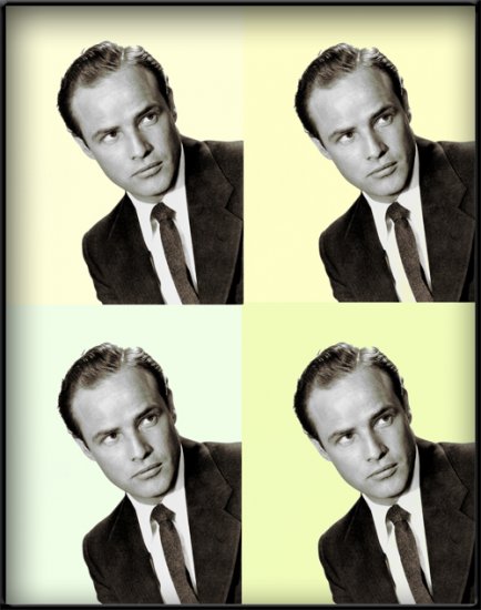 Marlin Brando POP ART 1-11"X 14" Photographic Images