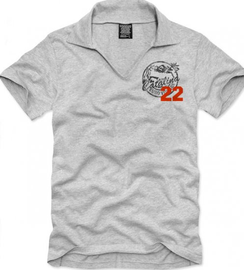 V-neck short sleeve men's t-shirt - Catalina 22