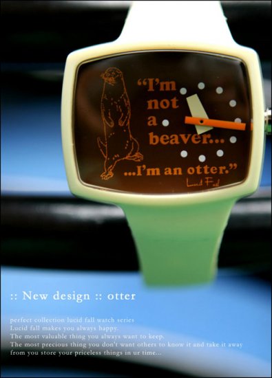 Lucid Fall Otter Unisex TV Watch