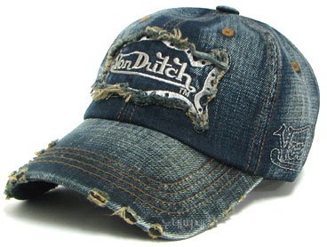 Von Dutch Cap With Emb. Signature Logo Denim Trucker Hat