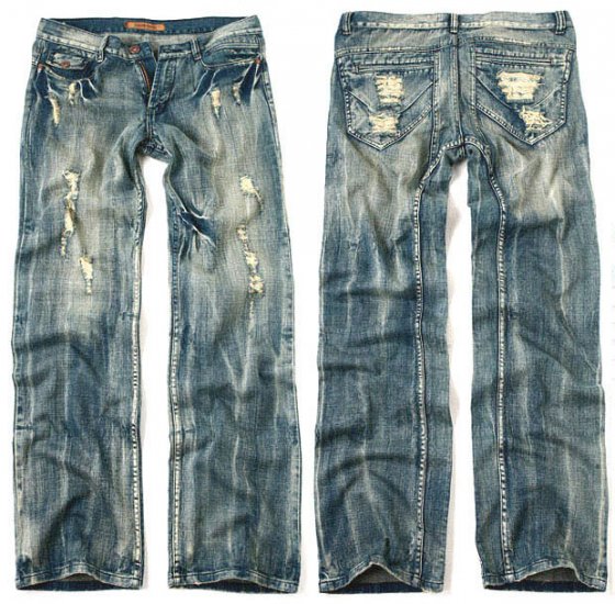 Semi Skinny Vintage Premium Denim Jeans For Men